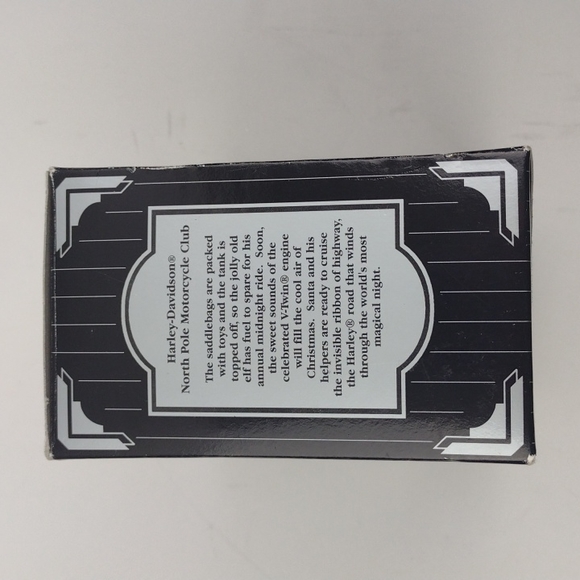 HARLEY DAVIDSON ORNAMENT Collection- LETTERS TO SANTA 1997 Vtg - Picture 7 of 9